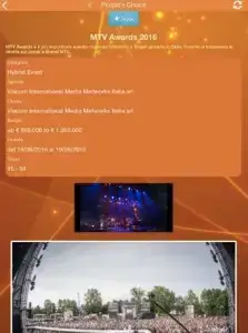 Pagina di votazione per la campagna MTV Awards 2016