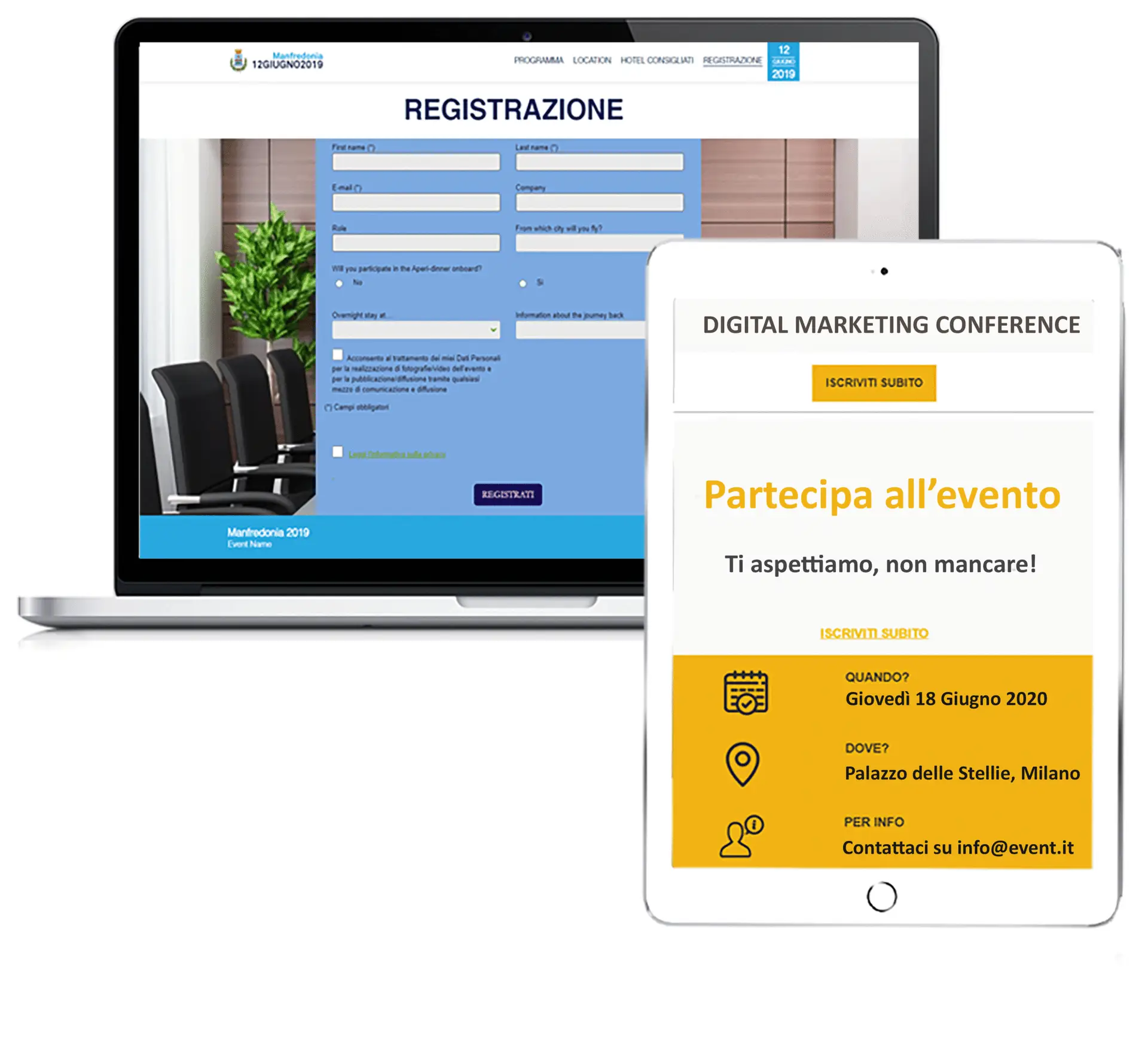 segreteria organizzativa