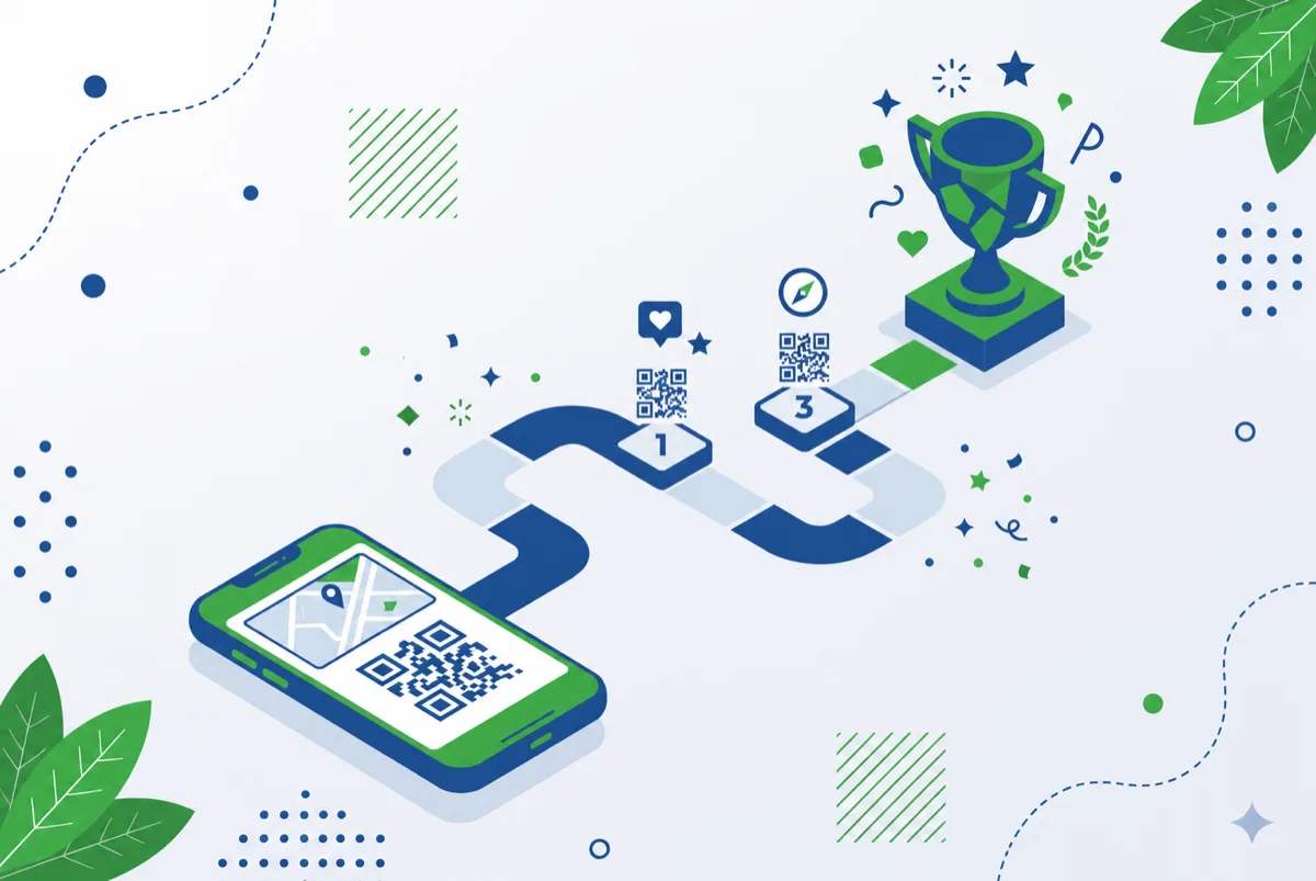 Passport e caccia al tesoro con QR negli stand