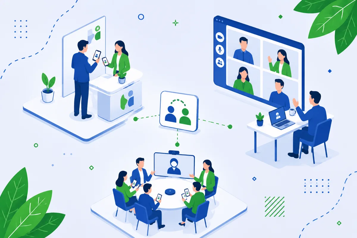 Incontri di networking in presenza e da remoto