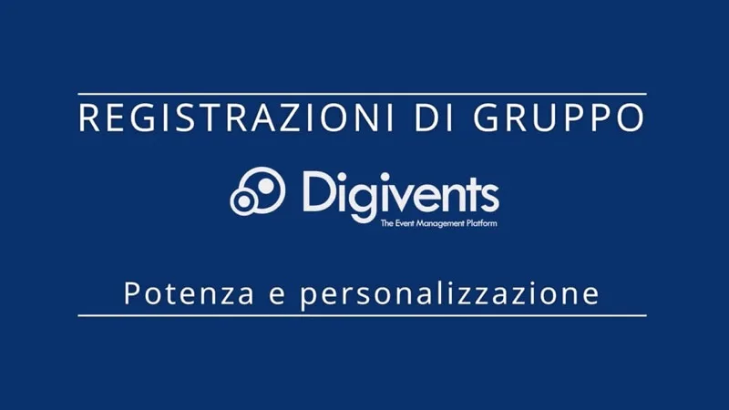 Registrazione di gruppo